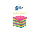 ELCY Mikrofiber Temizlik Bezi 20'li 40x40 Mutfak Yer Banyo Temizleme Bezi Havlu Bez KARIŞIK RENK