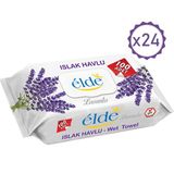 Elde Islak Havlu Lavanta 100'LÜ x 24