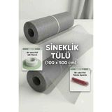 Elden Evim Sineklik Tülü Teli 100X500 5 Metre Kare 20 Beyaz 5mm Fitil Montaj Aleti Hediyeli