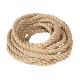 Elden Hırdavat Jüt Halat 16 mm Ip Kendir Urgan Açık Kahve 10 Metre - 16 x 10 mt