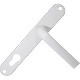 Elden Hırdavat Pvc Yale Oda Kapı Kolu Beyaz Oval