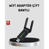 Eldenör 1200 Mbps Dual Band WiFi Adaptör – 5.8G & 2.4G Çift Antenli