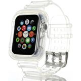 Eldenör ALLY Apple Watch 6-SE-5-4 44mm / 3-2-1 42mm Kayış Kordon Kılıf Silikon-(5775)