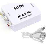 Eldenör ALLY Av To HDMI Mini Switch Rca Composit Audio Video HDMI Görüntü Çevirici Full Hd ve 720P Dönüştürü-(5775)