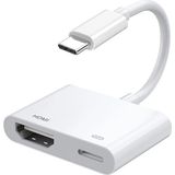 Eldenör ALLY İPhone 15 Type-c to Type-c + HDMI Çevirici Kablo Dijital AV Adaptörü-(5775)