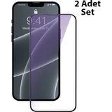 Eldenör Baseus iPhone 13 Mini 0.3mm Full Çerçeve Cam Ekran Koruyucu 2 Adet-(5775)