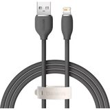 Eldenör Baseus Jelly Liquid USB to iPhone Lightning 2.4A Hızlı Şarj Kablosu 1.2m-(5775)