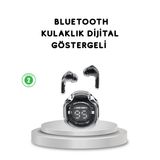 Eldenör Bluetooth 5.3 Kablosuz Kulaklık HiFi Stereo ve Ekstra Bass Dijital Ekranlı