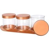 Eldenör Bronz Baharat Seti Lüx 3lü Set