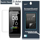 Eldenör GOR Xiaomi Mi Band 5-4 Akıllı Bileklik Ekran Koruyucu 5 ADET SET-(5775)