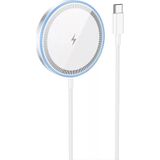 Eldenör HOCO CW53 15W Magsafe Kablosuz Wireless Stand Hızlı Şarj Cihazı-(5775)