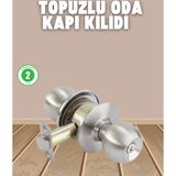 Eldenör İç ve Dış Mekan Uyumlu Giriş Tipi Topuzlu Kilit