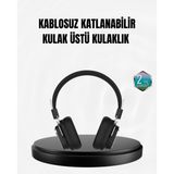 Eldenör Kablosuz Bluetooth Kulak Üstü Kulaklık Kristal Ses Kalitesi ve Ergonomik Yapı