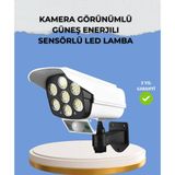 Eldenör Kamera Görünümlü Solar LED Lamba Hareket Sensörlü Uzaktan Kumandalı Bahçe Duvar Aydınlatması
