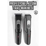 Eldenör Saç Sakal Lazer Epilasyon Öncesi Tüy Kısaltma Makinesi Unısex 4 Taraklı
