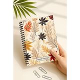 Eldesen Tasarım Planlayıcı A5 Defter 100 Günlük Notlar Yapılacaklar Ekru Esnek Karton Kapaklı Orta Boy