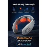 Eldi Akıllı Boyun Masaj Aleti - 6 Modlu Isıtmalı Wellness Teknolojisi - Boyun Ve Omuz Masaj Cihazı - Şarj Edilebilir - Ofis Seyahat Ev Kullanım
