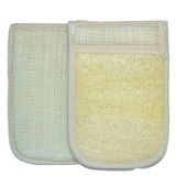 eldione aile boy 2 adet Doğal Kabak Lifli Kese, Banyo Eldiveni Çift Taraflı Vucüt Kesesi Peeling,15x23 cm, Exfoliating, Cilt Temizleyici Hücre Yenileyici Canlandırıcı Etki, Selülit Karşıtı (2, medium)