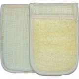 Eldione Doğal Kabak Lifli Eldiveni–çift Taraflı Vucüt Kesesi Peeling ELDIVEN,15X23 Cm,exfoliating Rovin Kuma - Standart