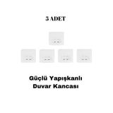 eldiven matik 7x7 cm Süper Güçlü Yapışkanlı Askı- Yedek Kanca-raf Tutucu Askı