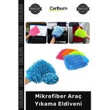 #Eldiven Yumuşak Püsküllü Boya Koruma Mükemmel Emiş Gücü Temizlik Mikrofiber Araç Yıkama Eldiveni