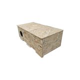 Eldo Design Kedi Evi Dış Ortam Uygun Ahşap Kedi Evi Osb 100X50X40 cm - Ahşap - Bej