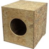 Eldo Design Kedi Evi Dış Ortam Uygun Ahşap Kedi Evi Osb 40x37x34 cm
