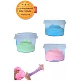 Ele Yapışmayan Slime Slaym Oyun Hamuru 3 Renk Pofuduk Slime
