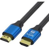 Elecktroon Electroon 4k Ultra Hd 10metre Hdmi Kablo Hdtv Premium Yüksek Hızlı Mavi