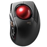 ELECOM Kablolu parmak kullanımı, büyük Trackball Mouse, 8 işlev tuşlu, pürüzsüz hassaslıkta optik oyun sensörlü (M-HT1URBK)