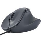 ELECOM Kablolu USB Ergonomik Şekilli Fare, Sessiz Tıklama, Sağ El, 2000DPI, 5 Düğme, Optokol Sensörü, PC, Mac, Dizüstü Bilgisayar, EX-G, Msize Siyah (M-XGM30UBSKBK) ile Uyumlu