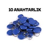 Electrima Manyetik RFID Keyfob Göstergeç Anahtarlık 10'lu