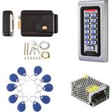 Electrima Metal Kasa Rfid Şifreli Kapı Kilidi Kartlı Geçiş Kontrol Sistemi - Gri
