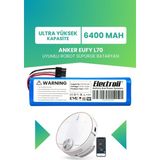 Electroll Anker Eufy L70 Hybrid Batarya (ULTRA YÜKSEK KAPASİTE) 6.400mah Pil Akıllı Robot Süpürge Batarya Değişimi
