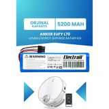 Electroll Anker Eufy L70 Uyumlu Batarya (Orijinal Kapasite) 5200mah Pil Akıllı Robot Süpürge Bataryası Değişimi
