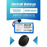 ELECTROLL Anker Eufy Robovac 11s Batarya (Orijinal Kapasite) Naccon 14.4v 2600mah Akıllı Robot Süpürge Pili