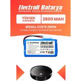 Electroll Bissell EV675 2601N Uyumlu Batarya (Yüksek Kapasite) 2800MAH Pil Robot Süpürge Bataryası Değişimi