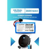Electroll Coredy R3500s Uyumlu Batarya (Orijinal Kapasite) 2600mah Pil Robot Süpürge Batarya Değişimi