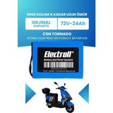 Electroll Csn Tornado Batarya (Standart Kapasite) Lifepo4 72V 24AH Elektrikli Motosiklet Bataryası