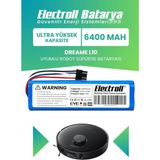Electroll Dreame L10 Uyumlu Batarya (ULTRA YÜKSEK KAPASİTE) 6400mah Pil Robot Süpürge Bataryası Değişimi
