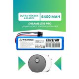Electroll Dreame L10S Pro Uyumlu Batarya (Ultra Yüksek Kapasite) 6400MAH Pil Robot Süpürge Bataryası Değişimi