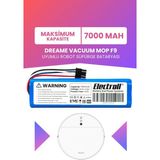 Electroll Dreame Vacuum Mop F9 Uyumlu Batarya (Maksimum Kapasite) 7000MAH Pil Robot Süpürge Batarya Değişimi