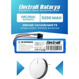 Electroll Dreame Vacuum Mop F9 Uyumlu Batarya (Orijinal Kapasite) 5200mah Pil Robot Süpürge Bataryası Değişimi