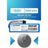 Electroll Dreame Z10 Pro Uyumlu Batarya (Orijinal Kapasite) 5200mah Pil Robot Süpürge Batarya Değişimi