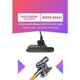 Electroll Dyson V8 Motorhead Uyumlu SV10 Batarya (MAKSİMUM KAPASİTE) 21.6 V 4000mah Pil Şarjlı Dikey Süpürge Bataryası