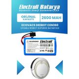 Electroll Ecovacs Cen360 Uyumlu Batarya (Orijinal Kapasite) 2600mah Pil Robot Süpürge Batarya Değişimi