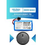 Electroll Ecovacs Deebot 79s Uyumlu Batarya (Orijinal Kapasite) 2600mah Pil Robot Süpürge Batarya Değişimi