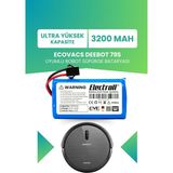Electroll Ecovacs Deebot 79s Uyumlu Batarya (ULTRA YÜKSEK KAPASİTE) 3200mah Pil Robot Süpürge Batarya Değişimi