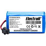 Electroll Ecovacs Deebot Cen360 Uyumlu Batarya (ULTRA YÜKSEK KAPASİTE) 3200mah Pil Robot Süpürge Batarya Değişimi
