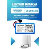 Electroll Ecovacs Deebot Dn621 Uyumlu Batarya (Orijinal Kapasite) 2600mah Pil Robot Süpürge Batarya Değişimi